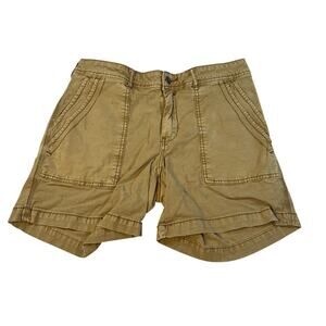 Anthropologie The Wanderer utility dark khaki shorts. Size 27. vacation, summer